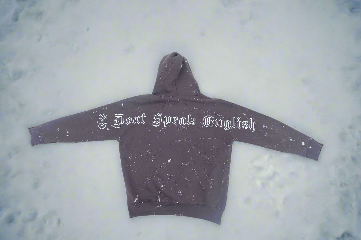 No English "BackOpen" Hoodie